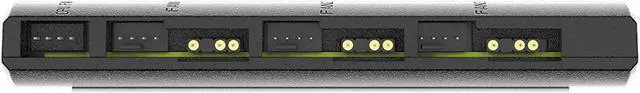 Alt view image 4 of 7 - upHere 7-Port 4PIN SATA PWM 5V 3PIN ADDRESSABLE RGB Fan Hub/Splitter for 4-Pin & 3-Pin Case Fans in Black-P7PRGB