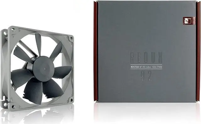 Alt view image 3 of 4 - Noctua NF-B9 redux-1600 PWM, High Performance Cooling Fan, 4-Pin, 1600 RPM (92mm, Grey)