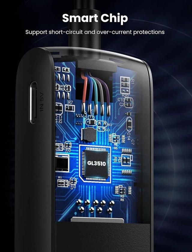 Alt view image 5 of 7 - UGREEN USB-A Hub 4 USB-A for PC, Laptop and More