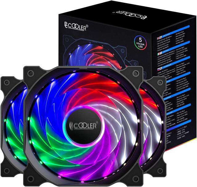 PCCOOLER 120mm Case Fan Phantom Series 3 in 1 Kit, PC-FP120 RGB Case Fans -  High Performance Cooling PC Fan - Hydraulic Bearing - Low Noise Computer