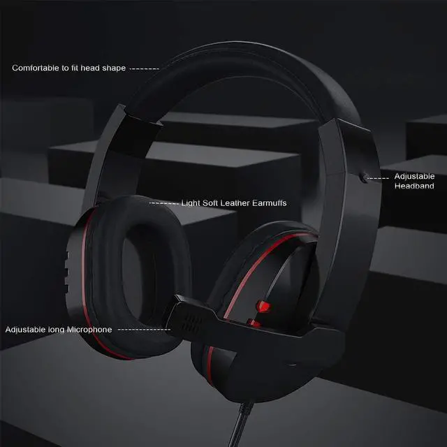 Alt view image 5 of 7 - RGB Gaming Keyboard and Backlit Mouse and Headset Combo,USB Wired Backlit Keyboard,LED Gaming Keyboard Mouse Set,Headset with Microphone for Laptop PC Computer Game and Work