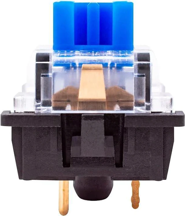 Alt view image 3 of 5 - OUTEMU Blue Switches (32 Pack), 3-pin Tactile Clicky 50gf Switches - DIY Replaceable for Mechanical Gaming Keyboard - with 1 Switch Puller