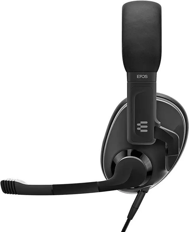 Alt view image 4 of 7 - EPOS H3 Closed Acoustic Gaming Headset with Noise-Cancelling Microphone - Plug & Play Audio - Around The Ear - Adjustable Ergonomic - for PC Mac PS4 PS5 Switch Xbox - Onyx Black