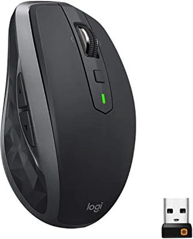 Main image of logitech - MX Anywhere 2S Wireless Laser Mouse - Black