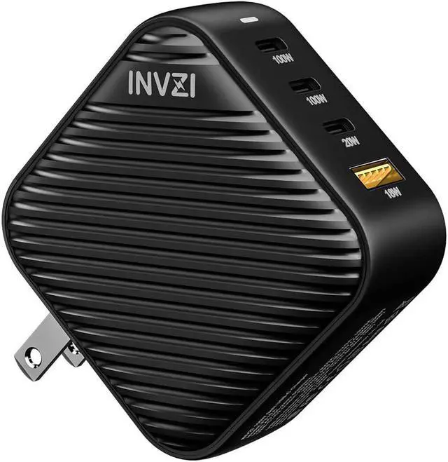 Main image of GaNHub 100W USB C Charger Multiport, GaN III 4-Port USB Charging Station Fast Charger Power Adapter for MacBook Pro Air, iPad Pro,  XPS, Galaxy S24, iPhone16/15/Pro, Note 20/10+, Pixel