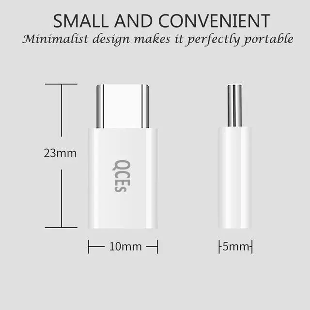 Alt view image 3 of 7 - Micro USB to USB C Adapter 8 Pack Micro USB Female to USB-C Male OTG Adapter Fast Charging Compatible with iPhone 15 Pro Plus Samsung Galaxy Type-C Phones Tablets