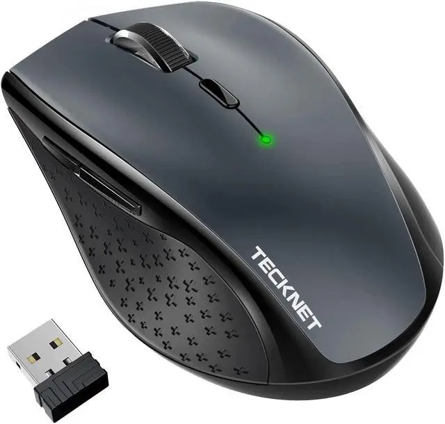 Main image of Classic 2.4G Portable Optical Wireless Mouse with USB Nano Receiver for Notebook PC Laptop Computer 6 Buttons 30 Months Battery Life 4800 DPI 6 Adjustment Levels