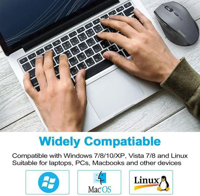 Alt view image 7 of 12 - Classic 2.4G Portable Optical Wireless Mouse with USB Nano Receiver for Notebook PC Laptop Computer 6 Buttons 30 Months Battery Life 4800 DPI 6 Adjustment Levels