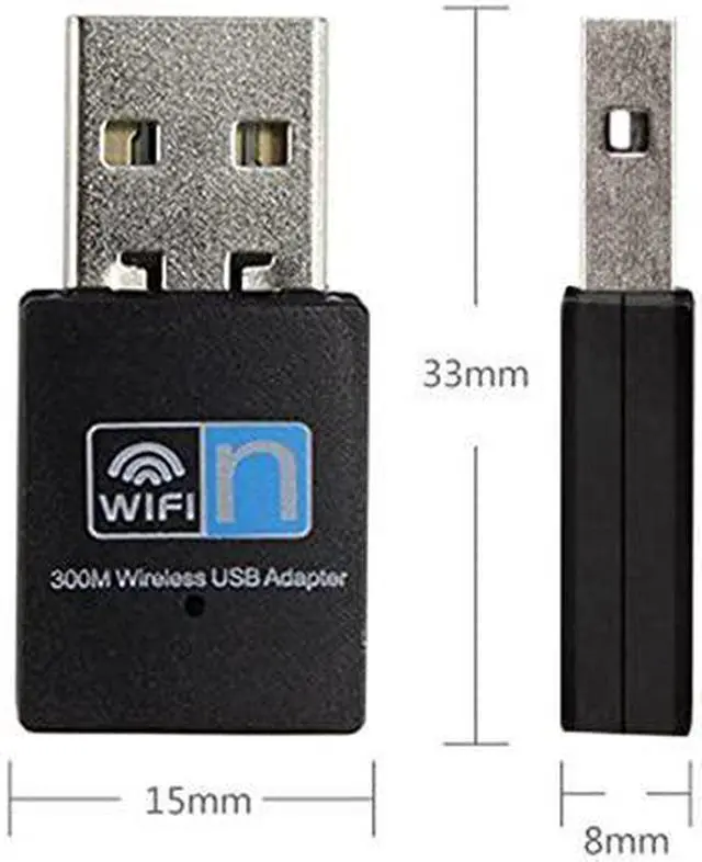 Alt view image 5 of 7 - 300Mbps USB WiFi Adapter Wireless LAN Network Card Adapter WiFi Dongle for Desktop Laptop PC Windows 10 8 7 XP MAC OS (Plug-and-Play for Windows10)