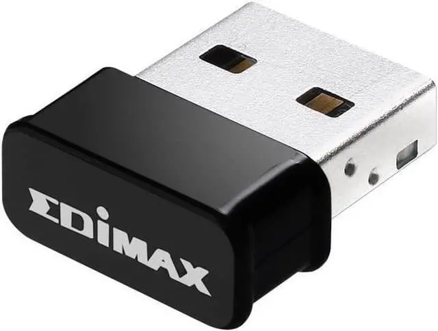 Main image of Edimax Wi-Fi 5 Nano 802.11ac AC1200 Dual-Band Adapter for PC, Wireless AC USB Adapter Dongle, Up to 867Mbps (5GHz) / 300Mbps (2.4GHz) Fast Transfer, Win 11 Plug-n-Play, Mac OS, Linux, EW-7822ULC