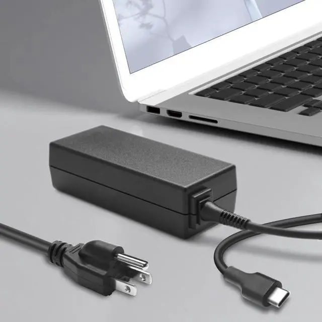 Alt view image 5 of 6 - USB C Laptop Charger Fit for Dell Chromebook Latitude 3500 3400 3100 3300 5300 5400 5500 7200 7300 7400 5190 2-in-1 P28T P29T P86F XPS 12 13 65W for More Lenovo Acer hp Asus Type-C Series Laptop
