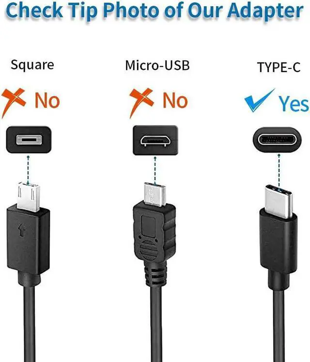 Alt view image 5 of 6 - USB C Laptop Charger 45 watt, Fit for HP Chromebook 14 13 14A 11 11A G6 G7 G8 EE Spectre x360 G5 Elite x2 14-ca051wm 14-ca020nr More Lenovo Dell Acer Type-C Laptop AC Power Cord