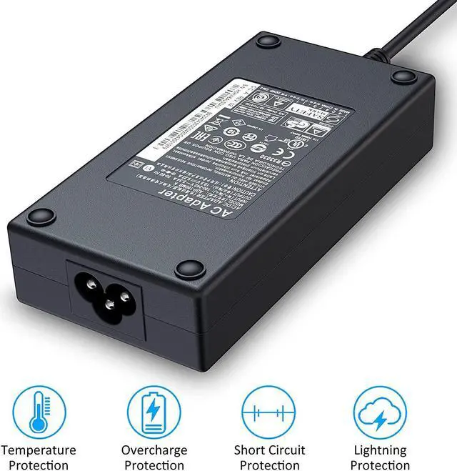 Alt view image 6 of 6 - 180W AC Charger for Acer Nitro 5 7 AN515-54 AN515-51 AN515-53 AN515-43 AN515-41 AN515-52 AN515-54-5659 AN515-54-5812 AN517-52-52T3 AN715-51 AN715-52-715S Laptop Power Adapter Supply Cord