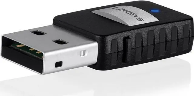 Alt view image 2 of 5 - Linksys AE6000 Dual-Band Wireless Mini USB Adapter