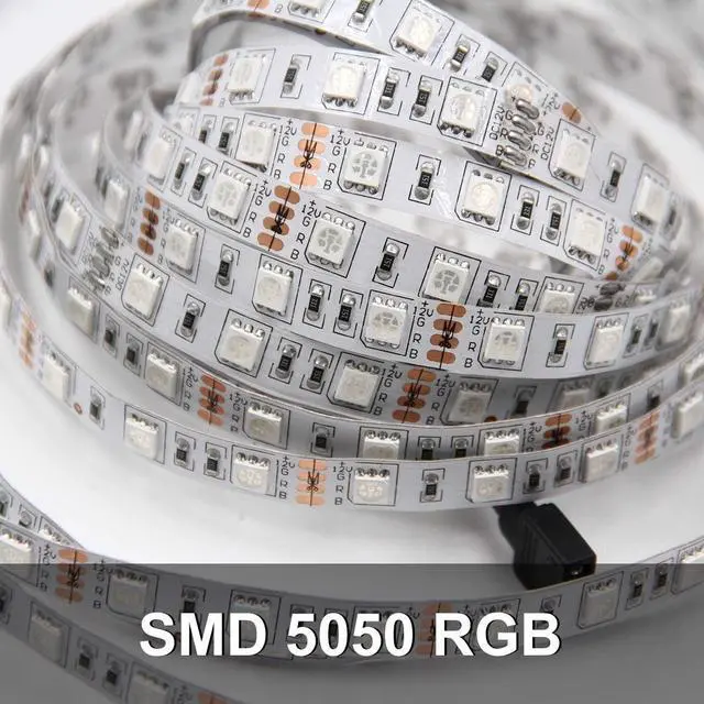 Alt view image 6 of 6 - Led Strip Lights 50ft Color Changing Led Light Strip with Remote Control 5050 RGB Strip Lighting Suitable for Home Decor Living Room Kitchen Home Party Decoration