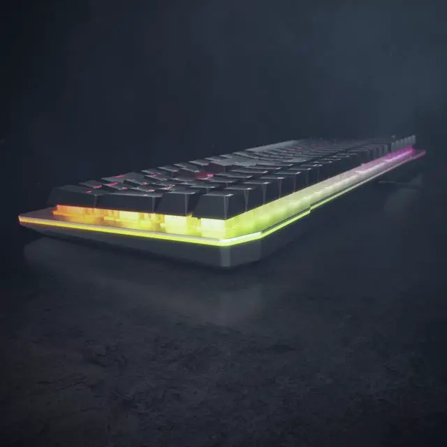 Alt view image 5 of 7 - Cherry MV 3.0 Viola Wired Mechanical Gaming Keyboard. RGB Backlight with Cross Linear Viola Switches. from The Makers of The MX Switch. (Black)