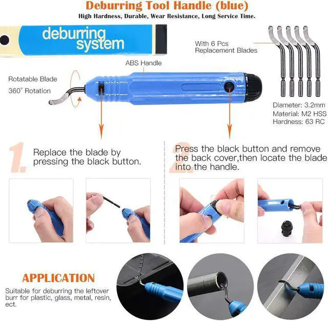 Alt view image 3 of 7 - 42 Piece 3D Print Tool Kit Includes Debur Tool, Cleaning and Removal Tool with Storage Bag, 3D Printer Tool Set for Cleaning, Finishing and Printing 3D Prints