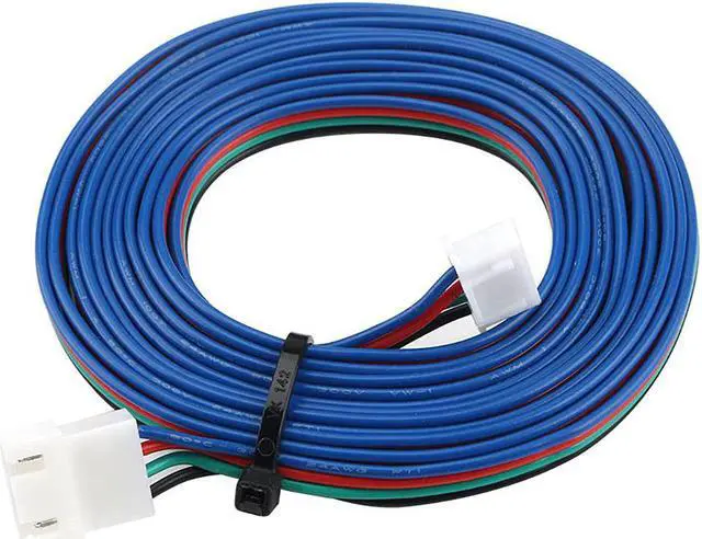 Alt view image 7 of 7 - FYSETC 3D Printer Vorn 2.4 Stepper Motor Extension Cables 2PCS : XH2.54-4P 2M/78.7inch Female 4P to Male 4P Motor Extension Wire White Terminal Connector Cable for Voro 2.4 3D Printer Accessories