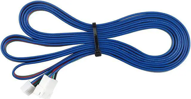 Alt view image 6 of 7 - FYSETC 3D Printer Vorn 2.4 Stepper Motor Extension Cables 2PCS : XH2.54-4P 2M/78.7inch Female 4P to Male 4P Motor Extension Wire White Terminal Connector Cable for Voro 2.4 3D Printer Accessories