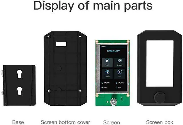 Alt view image 5 of 7 - Creality Original Upgrade Ender 3 V2 Intelligent Screen Kit HD Color Screen Display Compatible with Ender-3 V2, Ender 3 pro, Ender 3 3D Printer