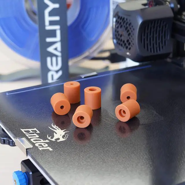 Alt view image 4 of 7 - 3D Printer Heat Bed Leveling Parts,Silicone Column Solid Mounts,Leveling Spring Replacement Part (12 Pack)