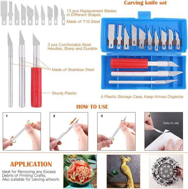 Alt view image 5 of 7 - 40 Piece 3D Printer Accessories Tool Kit, Spatulas,Tweezers,File, Needles,Cutting Mat and More 3D Printing Tools for Removal, Clean-up, Finish 3D Printers