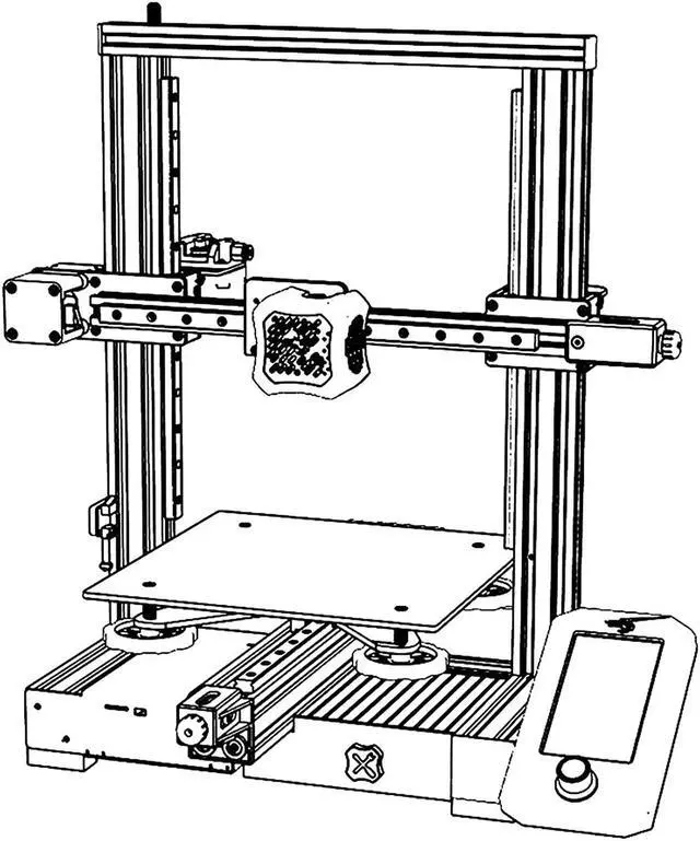 Alt view image 4 of 5 - HoCenWay CNC Aluminum BLV Ender 3 V2 Upgrade Kit Y Carriage Plate Belt Screws to 3D Printer, Not Including MGN12H Linear Rails (Ender Without Rails)