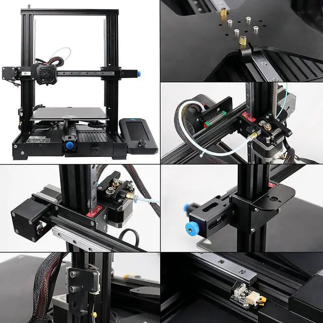 Alt view image 3 of 5 - HoCenWay CNC Aluminum BLV Ender 3 V2 Upgrade Kit Y Carriage Plate Belt Screws to 3D Printer, Not Including MGN12H Linear Rails (Ender Without Rails)