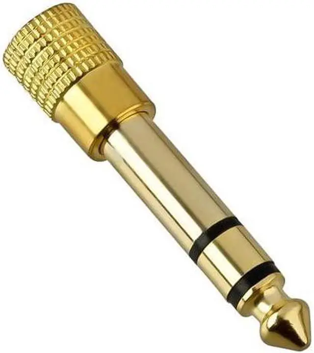 Alt view image 2 of 5 - 1/4 Adapter - 549346 Authentic Genuine 6.35mm Adapter Jack - 3.5mm (1/8 Inch) to (1/4 Inch)