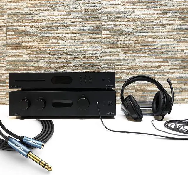 Alt view image 5 of 7 - 1/4 to 3.5mm Headphone Adapter 6.6 Feet TRS 6.35mm 1/4 Male to 3.5mm 1/8 Female Stereo Jack Audio Adapter for Amplifiers Guitar Amp Keyboard Piano Home Theater Headphones