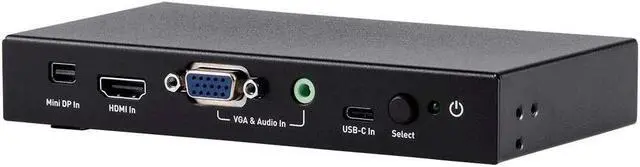 Alt view image 7 of 20 - Monoprice Blackbird 4K@60Hz Multi Video Input HDMI Converter, Mini DisplayPort, HDMI, VGA With 3.5mm Analog Audio, and USB Type-C Audio/Video Inputs