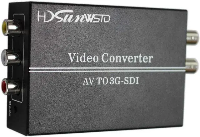 Alt view image 4 of 7 - Audio Video AV/CVBS L/R to SDI Adapter Converter cvbs to HD-SDI/3G-SDI Video Converter for HDTV Camera