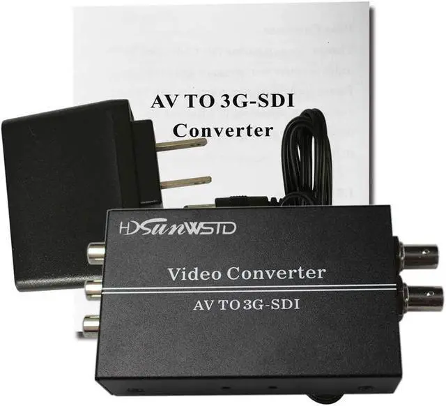 Alt view image 6 of 7 - Audio Video AV/CVBS L/R to SDI Adapter Converter cvbs to HD-SDI/3G-SDI Video Converter for HDTV Camera