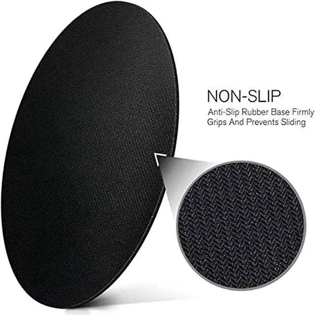 Alt view image 3 of 3 - Mouse Pad Bitcoin Crypto Currency, Premium-Textured Mouse Mat with Non-Slip Rubber Base, Cute Round Mousepad for Laptop Computer Office Desk Accessories,7.9 inch
