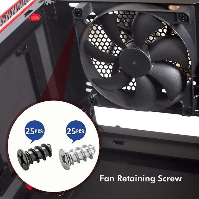 Alt view image 6 of 7 - 502pc Assorted PC Computer Screws Set | Motherboard Standoffs Screw Kit for HDD Hard Drive, Case, Fan, Graphics, Chassis, ATX Case for DIY & Repair
