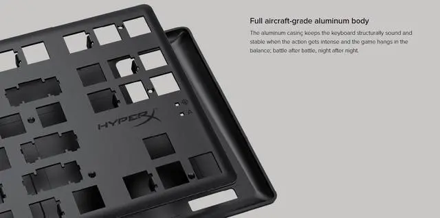 Alt view image 5 of 7 - HyperX Alloy Origins Core - Tenkeyless Mechanical Gaming Keyboard, Software Controlled Light & Macro Customization, Compact Form Factor, RGB LED Backlit, Linear HyperX Red Switch