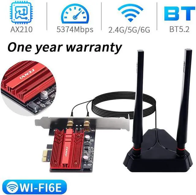 Alt view image 5 of 7 - PCIe Network Card 1200Mbps Desktop Wireless-AC PCI-E Dual Band Gigabit Wi-Fi Adapter 802.11ac 5GHz 867Mbps 2.4GHz 300Mbps BT4.0 for PC Windows