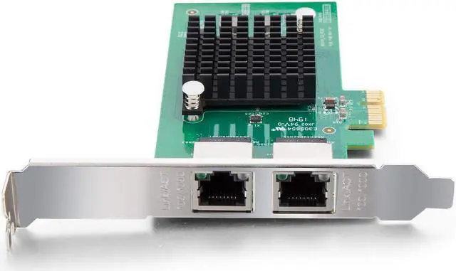 Alt view image 4 of 7 - 10/100/1000Mbps Gigabit Ethernet Network Interface Card (NIC) Dual Copper RJ45 Ports, with Intel 82576 Chip, Equivalent to Intel E1G42ET, PCIE 2.0 X1, Support Windows/Windows Server/Linux/VMware ESX