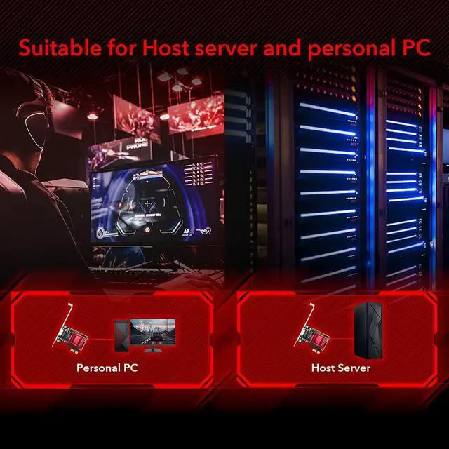 Alt view image 3 of 7 - Cudy 2.5Gbps PCI Express Network Adapter, 2.5GBase-T PCIe Card, RTL8125 NIC, Wake on LAN, Flow Control, Low Profile Bracket, Windows 11/10 /8/8.1/7, Windows Server 2012, 2008, Linux PE25