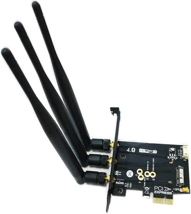 Main image of BCM943224PCIEBT2/bcm94360CS2/BCM943602CS WiFi + Bluetooth 4.0 Card to PCI-E x1 Adapter for PC/Hackintosh