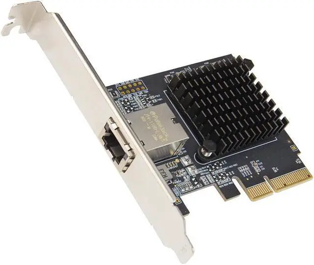 Main image of Syba 1 Port 10 Gigabit Ethernet Network Card - PCIe x4 10Gb 10GBASE-T NIC AQTION AQC107-10Gbps Ethernet PCI-Express x4 Adapter SD-PEX24055