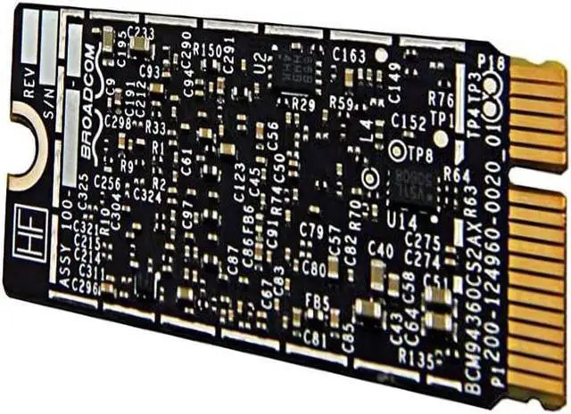 Alt view image 2 of 2 - BCM94360CS2 WiFi Bluetooth Airport Wireless Card Replacement for MacBook Air 11 A1465 (2013 2014 2015) 13 A1466 (2013 2014 2015 2017) (661-7465 661-7481 653-0023)