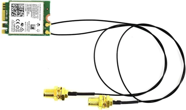 Alt view image 3 of 6 - Waveshare Dual Mode Wireless NIC Module Applicable for Jetson Nano Supports 2.4GHz/5GHz Dual Band WiFi and Bluetooth 4.2