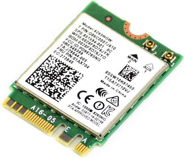 Alt view image 4 of 5 - 2PCS Waveshare AC8265 Wireless NIC Module for Jetson Nano Supports 2.4GHz / 5GHz Dual Band WiFi and Bluetoth 4.2