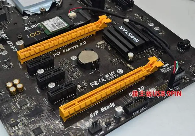 Alt view image 5 of 5 - M.2 M-Key M.2 A/E Key,NGFF Key-E Card to M.2 Key M Adapter Card Compatible with Intel 7260,8260,9260