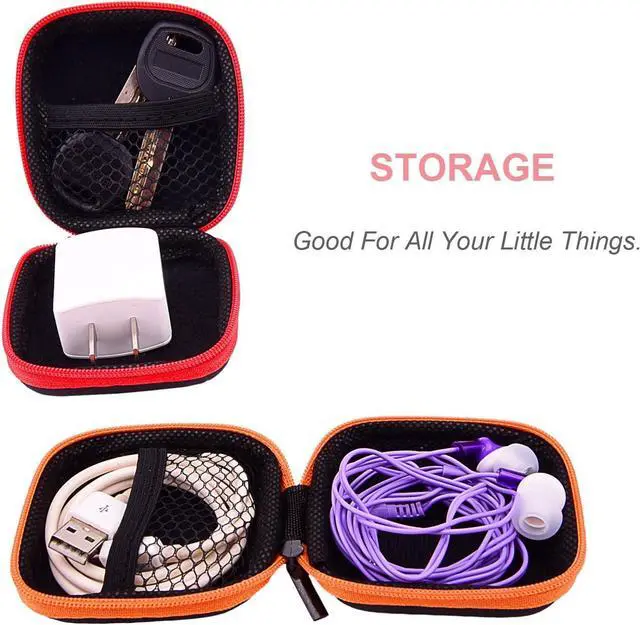 Alt view image 5 of 6 - Sunmns 5 Pieces in Ear Bud Earphone Headset Headphone Case | Mini Storage Carrying Pouch Bag