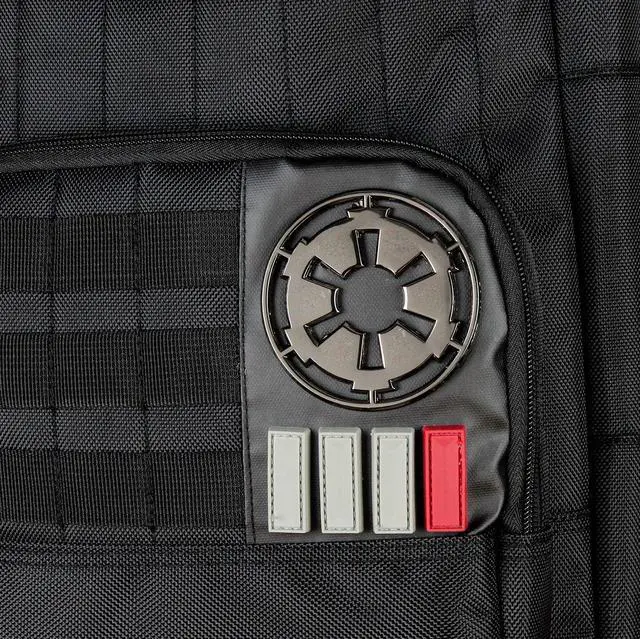 Alt view image 6 of 7 - Star Wars Darth Vader Costume Inspired Bag Padded Sleeve Tech Laptop Backpack
