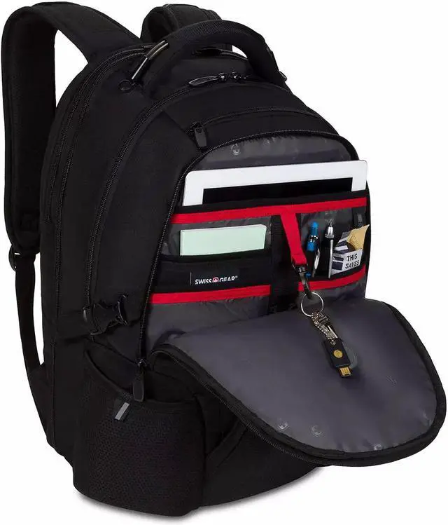 Alt view image 5 of 7 - SwissGear Premium Laptop Notebook ScanSmart Backpack, Swiss Gear Outdoor / Travel / School Bag