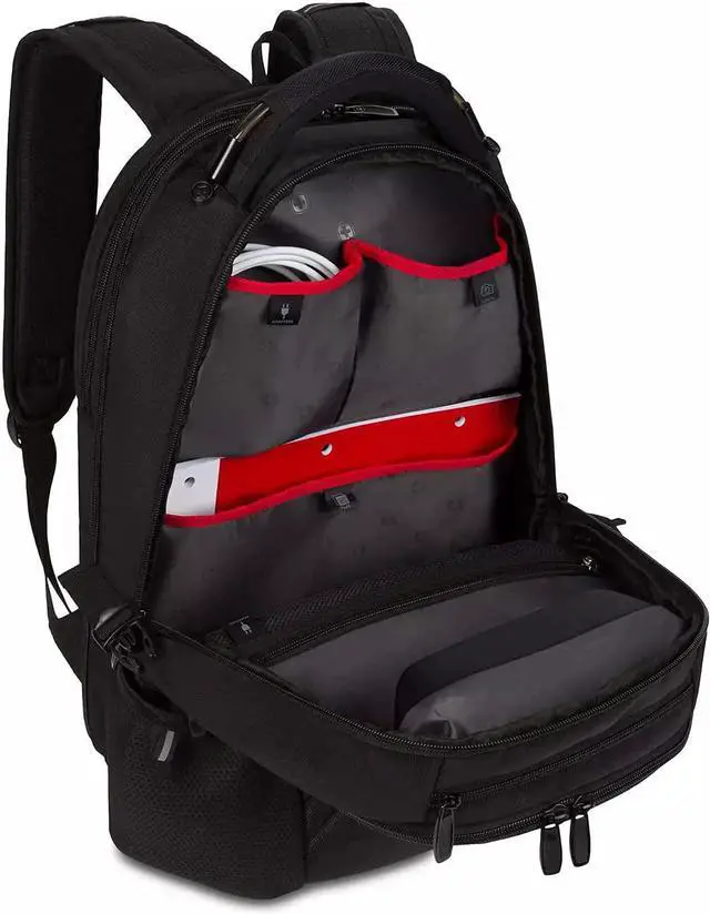 Alt view image 6 of 7 - SwissGear Premium Laptop Notebook ScanSmart Backpack, Swiss Gear Outdoor / Travel / School Bag