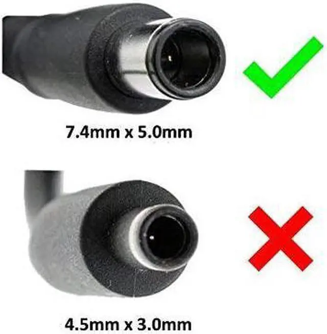 Alt view image 4 of 4 - New AC Charger Fit for Dell XPS M1210 M1330 M140 M1530 M1710 14 L401X 15 L501X 15 L502x 17 L701X 17 L702X 17 M170 LA130PM121 DA130PE1-00 130W Laptop Power Supply Adapter Cord. Plug Size: 7.4mm5.0mm